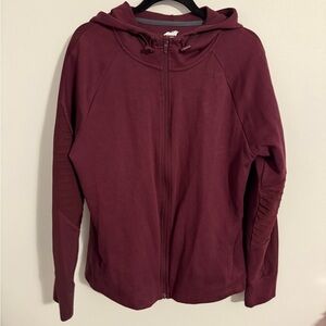 Avia Burgundy Full-Zip Hoodie